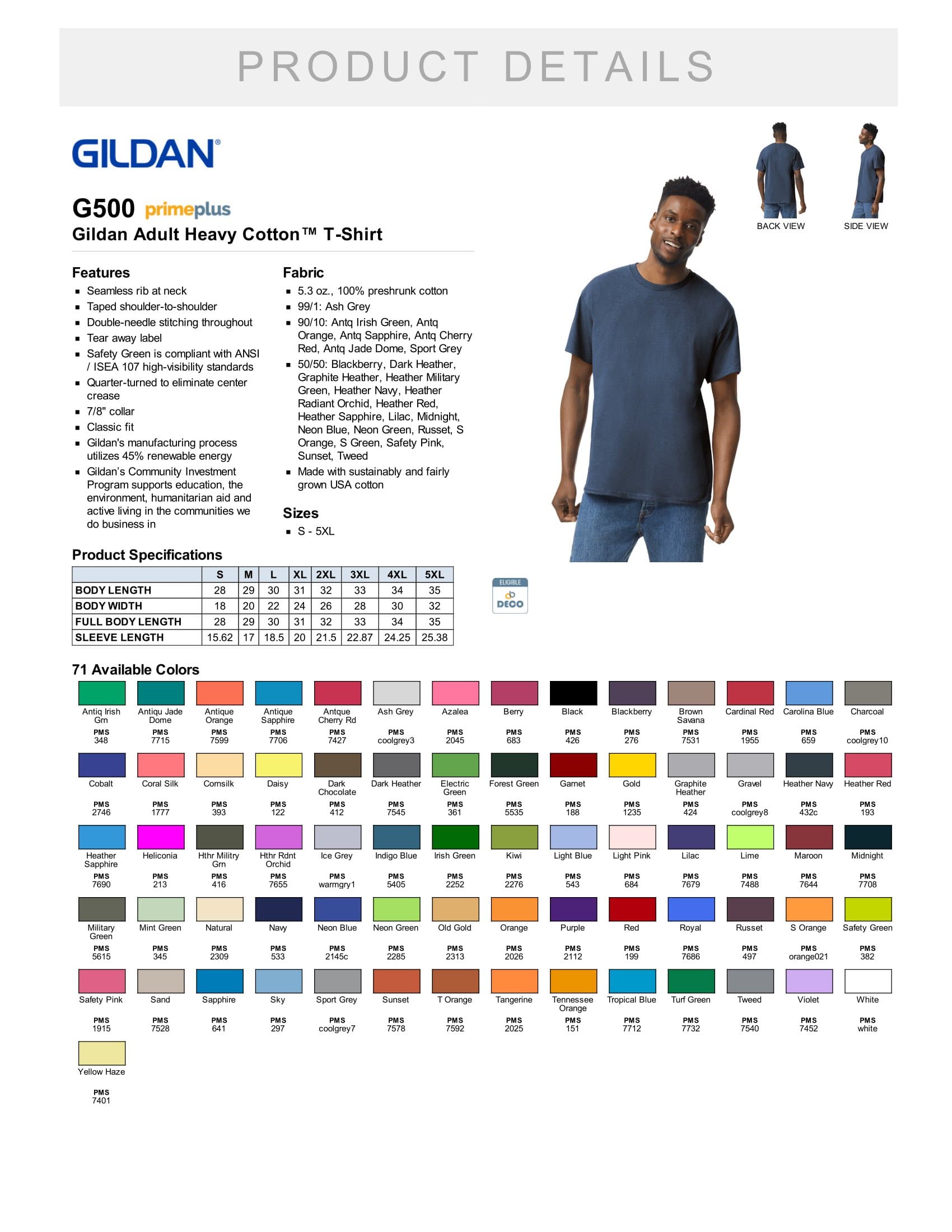 Gildan G500 