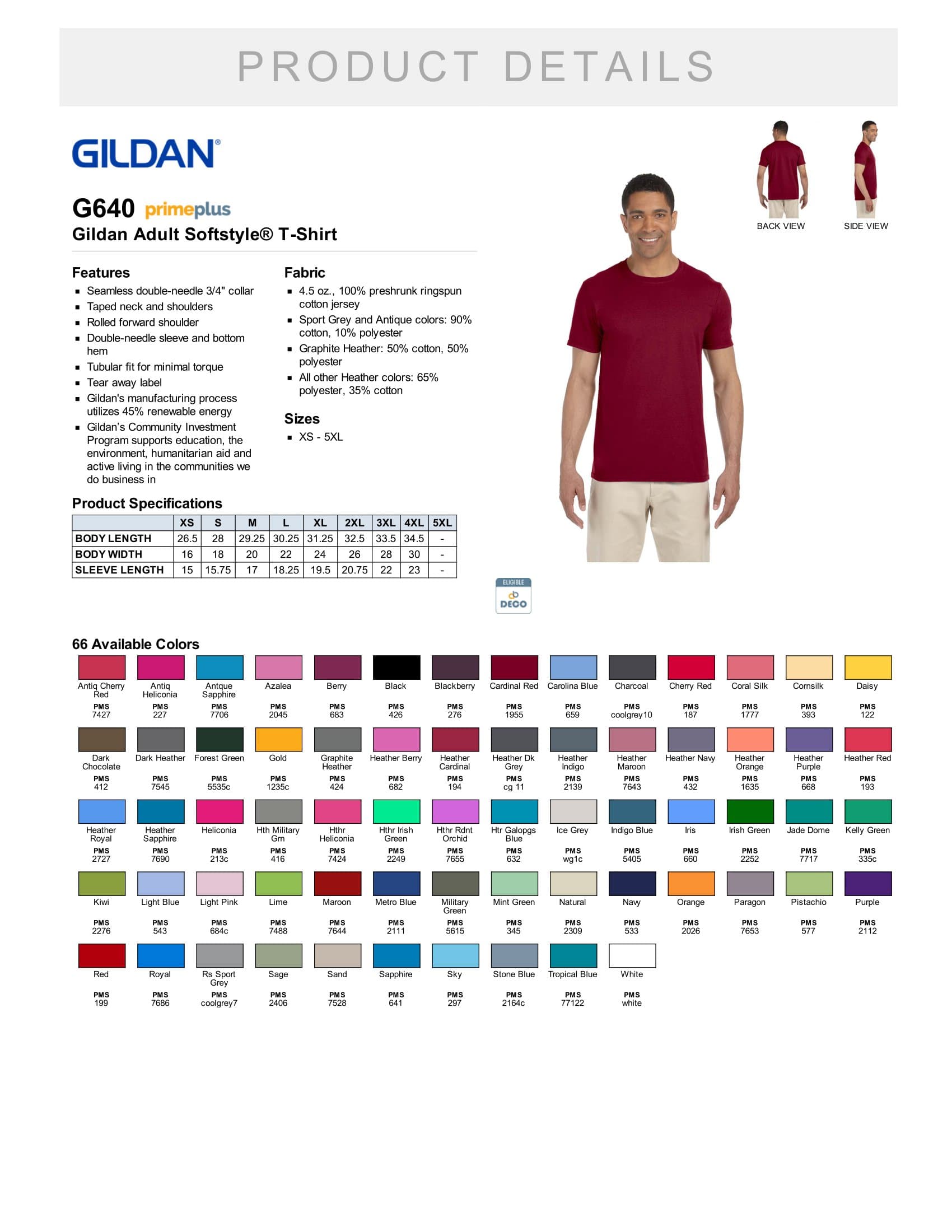 Gildan G640 