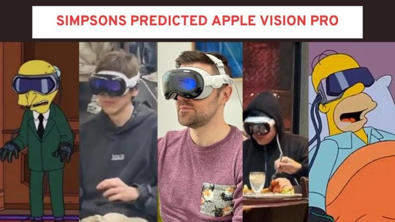 Apple Vision Pro: Reality or Deja Vu? Exploring the Simpsons' Connection
